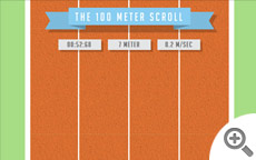 THE 100 METER SCROLL
